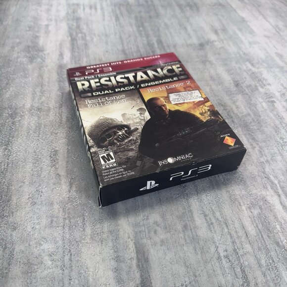 Resistance Dual Pack (PS3 PlayStation 3) CIB Great Condition! W/Slip Cover & DLC - Picture 9 of 10